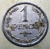 1.180 UNGARIA WWII 1 PENGO 1941, Europa, Aluminiu