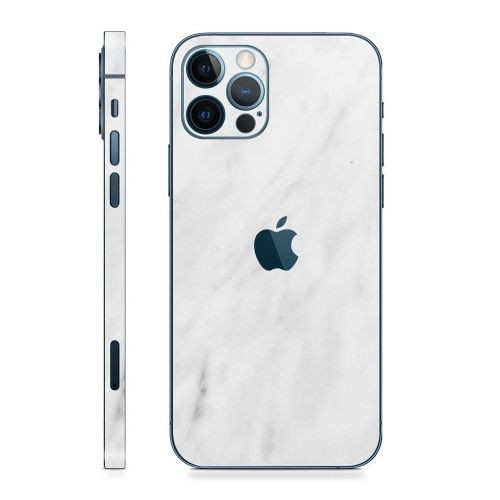 Folie Protectie Skin Spate iPhone 12 Pro Alba