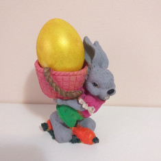 bibelou figurina iepuras paste suport ou decorativ, easter bunny foto