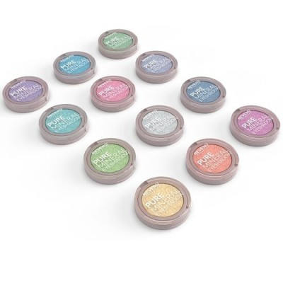 Set 12 bucati Fard de pleoape monocolor, Mineral Pure, Setul 2 Pearl, Nuante sidefate foto