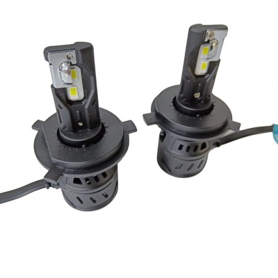 Set 2 Becuri Auto H4 Led 6500K, 12000 Lm foto