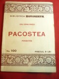 Ion Dongorozi-Pacostea -Prima Ed-Colectia Bibl.Dimineata nr.100 Adevarul ,88 pag