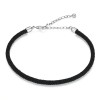 Bratara Reglabila Din Argint 925 si Snur Negru ARG404G, Argintboutique