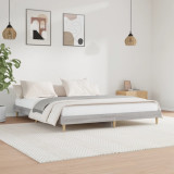 VidaXL Cadru de pat, gri sonoma, 160x200 cm, lemn prelucrat
