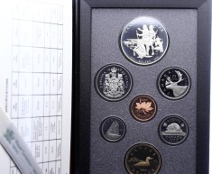 Canada set monetar 1990 Proof Include moneda de 1 dollar argint
