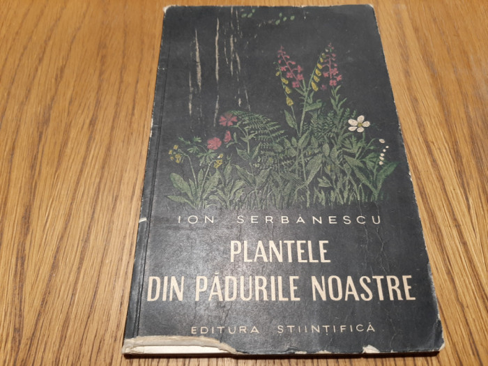 PLANTELE DIN PADURILE NOASTRE - Ion Serbanescu -1959, 310 p.+ XXX planse