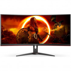 Monitor LED AOC Gaming AGON CU34G2XE/BK Curbat 34 inch UWQHD VA 1 ms 144 Hz HDR