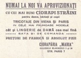 A872 Reclamă Ciorapăria Maria, București, 1929