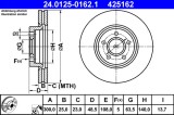 ATE 24.0125-0162.1 Disc frana