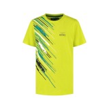 Aston Martin tricou de copii Graphic lime F1 Team 2025 - 128 cm (dětsk&eacute;)