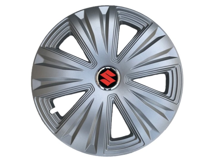 Set 4 capace roti Glory Gri R15 pentru gama auto Suzuki
