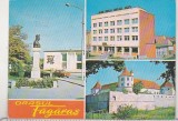 bnk cp Orasul Fagaras - Vedere - circulata - marca fixa