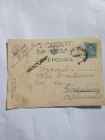 Carte Poștală Cezurat C&acirc;mpulung Moldovenesc Drăgoești propagandă