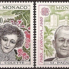 Monaco 1980 - Europa-cept 2v. neuzat,perfecta stare(z)