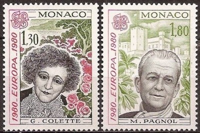 Monaco 1980 - Europa-cept 2v. neuzat,perfecta stare(z) foto
