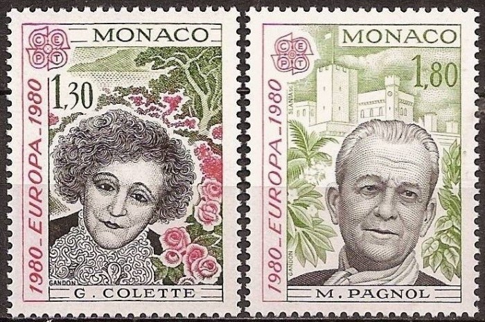 Monaco 1980 - Europa-cept 2v. neuzat,perfecta stare(z)