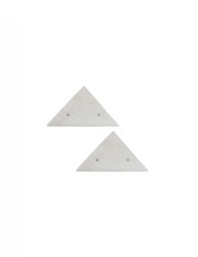 Set 2 buc bureti albi pentru spalator geamuri dublu cu magnet cu grosime intre 5 si 15 mm