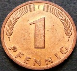 Cumpara ieftin Moneda 1 PFENNIG - RF GERMANIA, anul 1981 *cod 137 - litera F, Europa