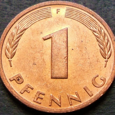 Moneda 1 PFENNIG - RF GERMANIA, anul 1981 *cod 137 - litera F