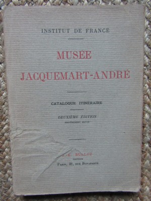 MUSEE JACQUEMART-ANDRE CATALOGUE ITINERAIRE foto