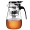 Infuzor ceainic Pufo Tea din sticla pentru ceai sau cafea, 950 ml, transparent