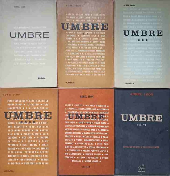 UMBRE VOL.1-6 (EDITIE COMPLETA APARUTA INTRE ANII 1970-1991)-AUREL LEON-238280