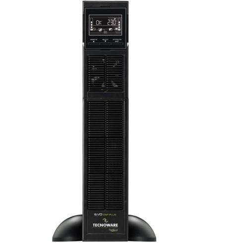UPS Tecnoware &quot;EVO DSP PLUS&quot;, Online, Tower/rack, 1000 W, fara AVR, IEC x 8, display LCD, back-up 11 - 20 min. &quot;FGCEDP1202RTIEC&quot; (timbru verde 11 lei)