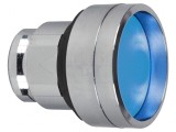 Comutator apăsare 22mm albastru ZB4BA66
