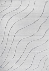 Covor Modern, Oksi 38012, Diferite Dimensiuni, Alb - 80x150 cm