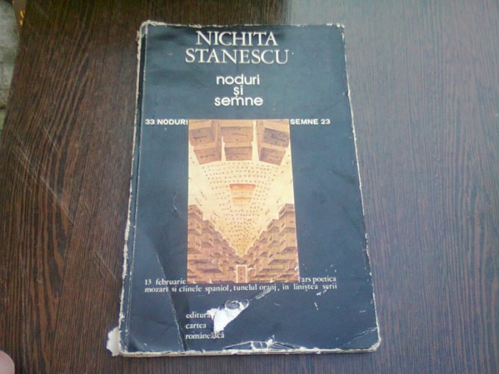 NODURI SI SEMNE-NICHITA STANESCU