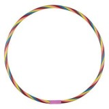 Cerc Hula Hoop cu Dungi Colorate, 60 cm, CMCLASS