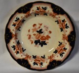 Farfurie pentru supa Wm Brownfield &amp; Sons Imari ceramica / ironstone - decor floral - cca.1880