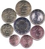 Bulgaria Set 8 - 1, 2, 5, 10, 20, 50 eurocenti 1, 2 euro 2026 - Set complet euro Bulgaria - UNC !!!