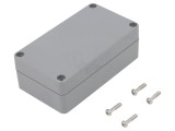 Carcasă universală IP68 GAINTA, 65x115x40mm, gri deschis, ABS