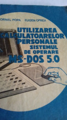 Utilizarea calculatoarelor personale - Sistemul de operare MS-DOS 5.0 foto