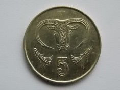 5 CENTS 1987 CIPRU foto