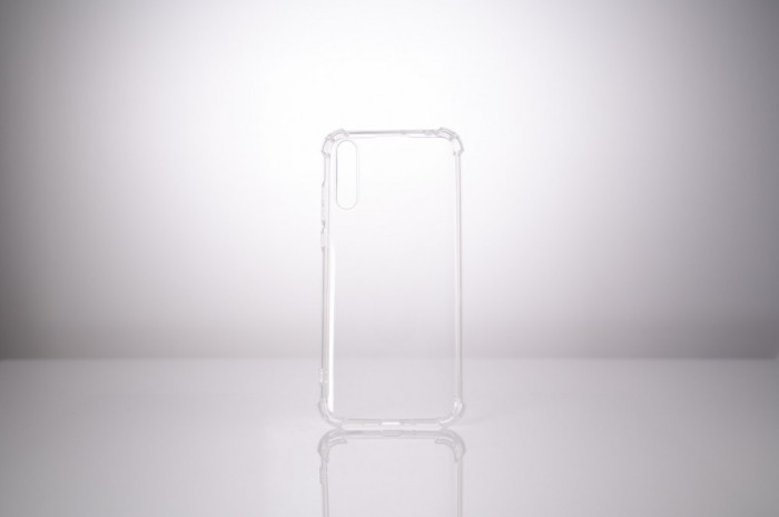 Husa Huawei telefon P Smart S, transparent, tip back cover, protectie suplimentara antisoc la colturi, material flexibil TPU, &quot;SPPC-HU-P-SS-CLR&quot;