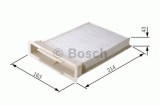 Filtru polen / aer habitaclu CITROEN C1 (PM, PN) (2005 - 2016) BOSCH 1 987 432 189