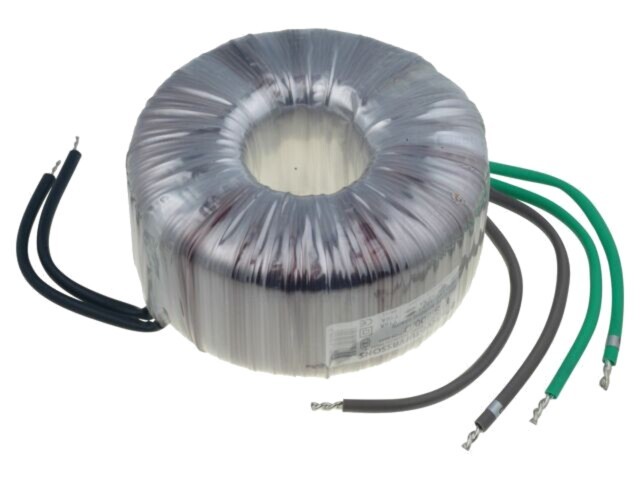 Transformator toroidal 600VA 230VAC 24V 12,5A BREVE TUFVASSONS