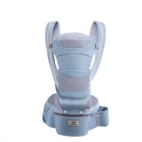 Marsupiu Bebe 3 in 1 Ergonomic Bleu Bumbac 3-20 kg Port Bebe Multifunctional