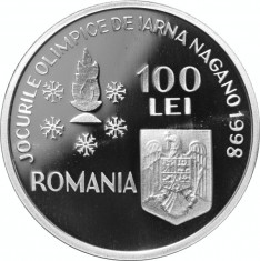 Monede argint Jocurile olimpice de iarna Nagano - 3 bucati foto