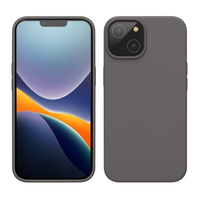 Husa Kwmobile pentru Apple iPhone 14, Silicon, Gri, 59071.155 foto