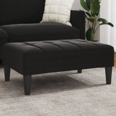 vidaXL Taburet, negru, 77x55x31 cm, catifea