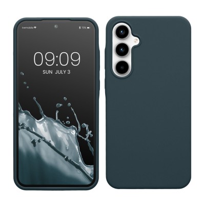 Husa Kwmobile pentru Samsung Galaxy A35, Verde inchis, Silicon, KWM000021PA016C foto