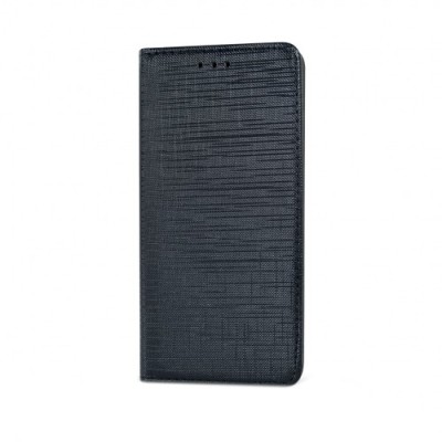 Husa LG Q7 - Flip Denim TSS, Negru foto