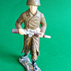 Soldat figurina plastic pictat 12 cm vintage Ceaușescu 1980 talcioc