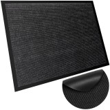 Covoras de intrare antiderapant 60x90 cm Ruhhy, negru-gri