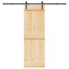 VidaXL Ușă glisantă cu set de feronerie 70x210 cm, lemn masiv de pin