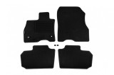 Mochete de podea din carpeta cu doua straturi, potrivite pentru Nissan Leaf 2010-2018, de la Petex, tesatura Rex, set de 4 bucati, negru Performance A