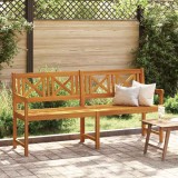 VidaXL Bancă de grădină Maro 180 x 56 x 90cm Lemn masiv de acacia